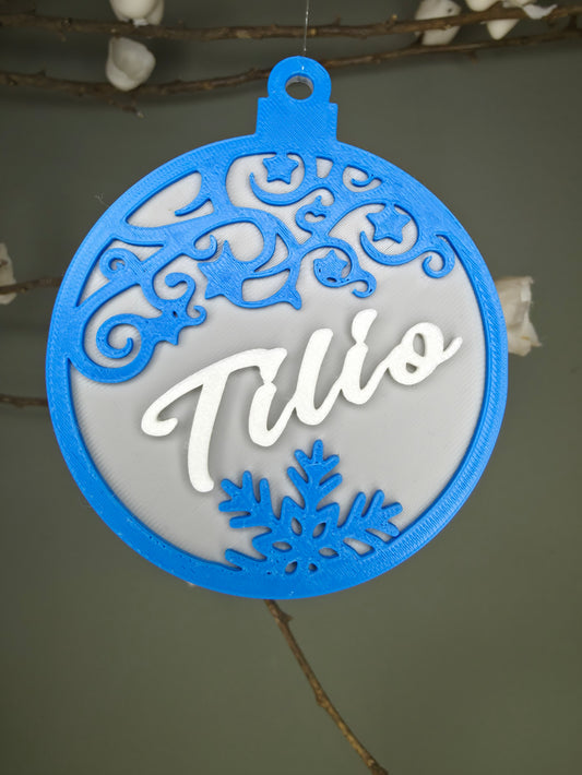 Boules de noël à personnaliser