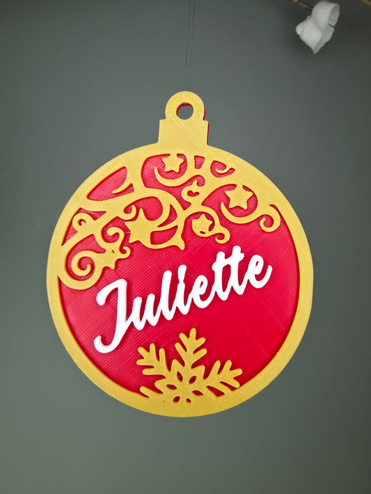 Boules de noël à personnaliser