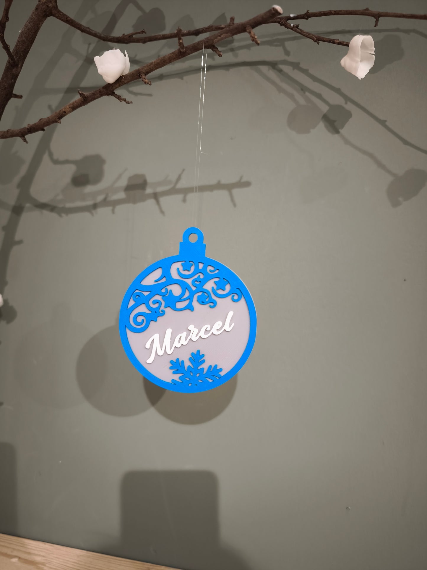 Boules de noël à personnaliser